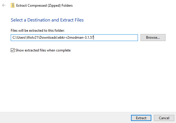 Extract zip