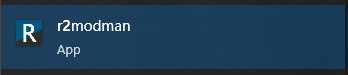 r2modman in start menu